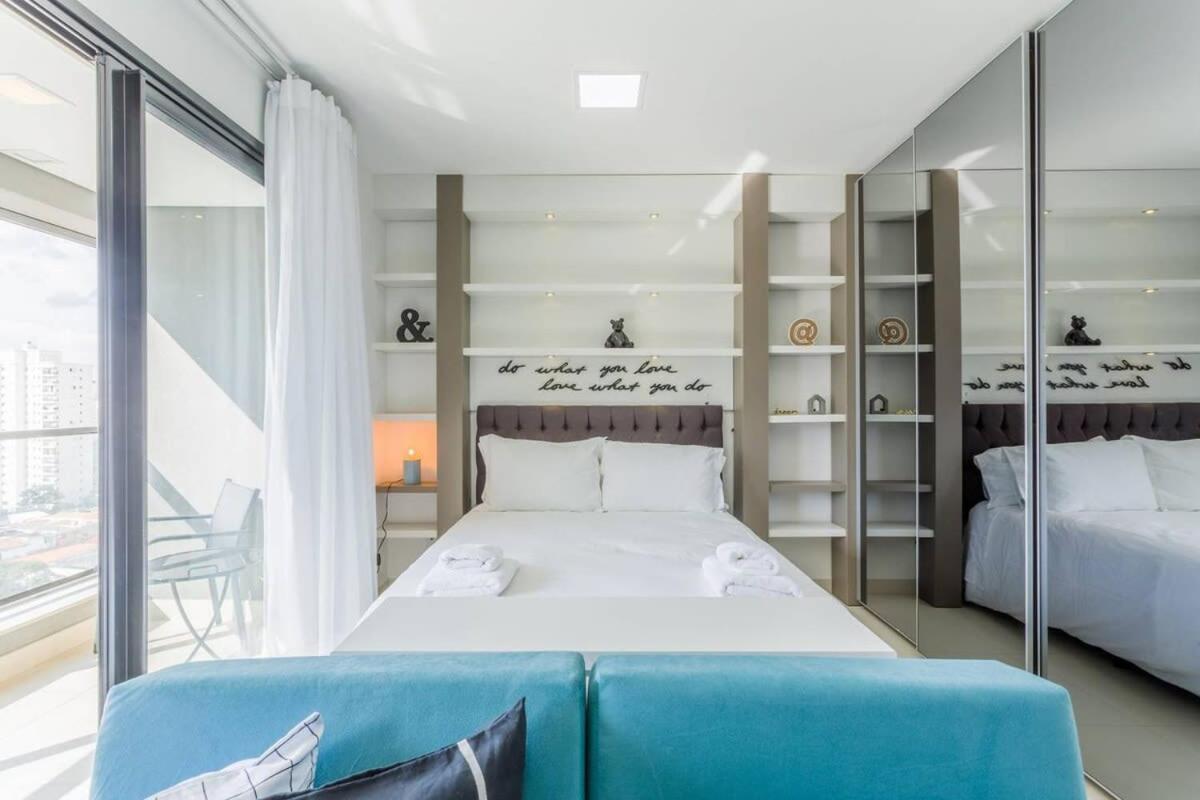Apartamento Bhomy Brooklin Moderno E Com Vista Linda Gb132b